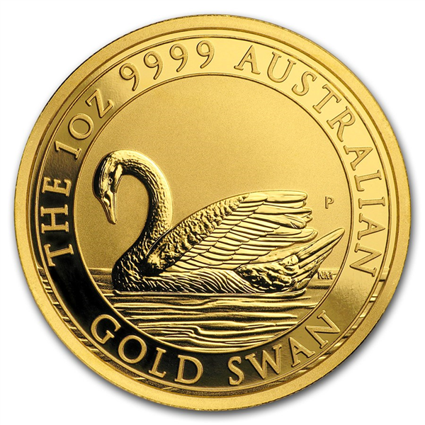 Gold Swan Coin 2017 - 1 Oz 