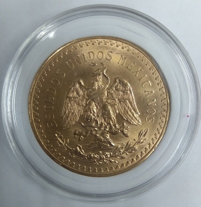 Gold Mexico 50 Pesos 1943 - 37.5 Gram | Silver Bullion Malaysia